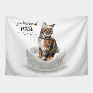 You Had Me At Meow Tapestry