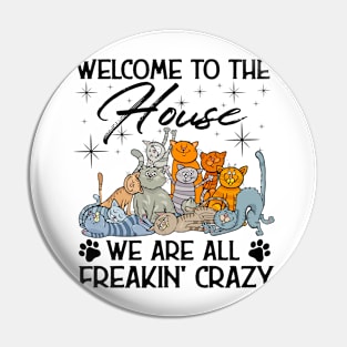 Cat Welcome Pin