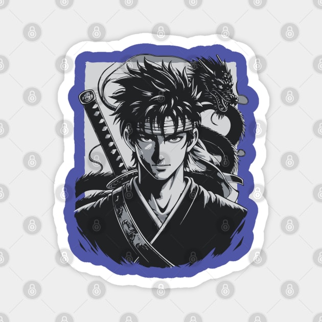 Baby Hiei - Yu Yu Hakusho Magnet by whatyouareisbeautiful