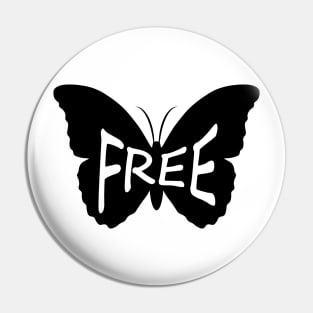 Free Butterfly Artistic Design Pin