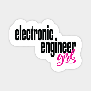 Electronic Engineer Girl Magnet