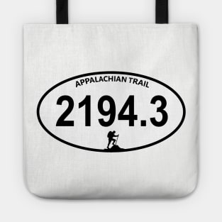 Appalachian Trail total Mileage Marathon style 2194.3k miles Tote