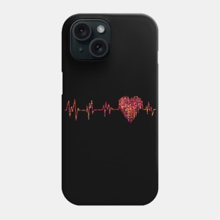 Hearts ECG Phone Case