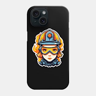 Firefighter Illustration Phone Case