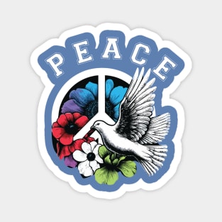 Israeli-Palestinian peace and love Magnet