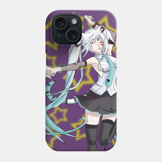 Neko coplay Miku Phone Case by ondinelune