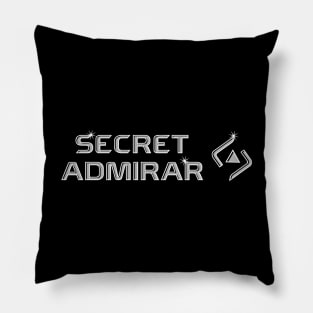 secret admirer modern font design Pillow