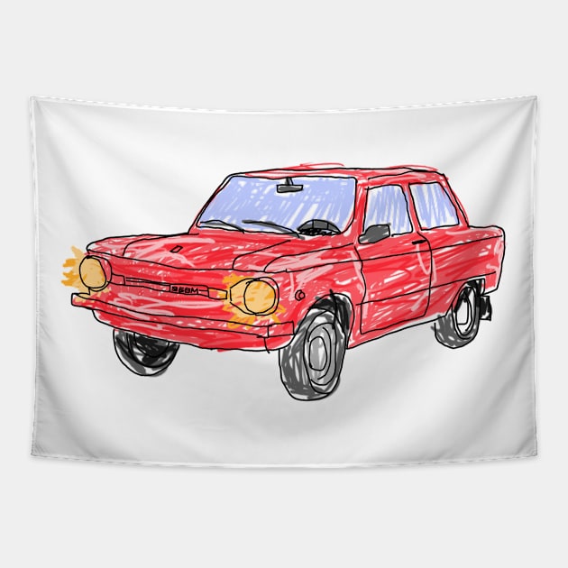 ussr car Tapestry by Antho