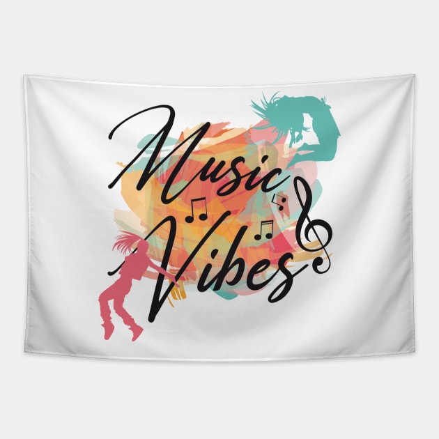 Music Vibes Tapestry by zonextra