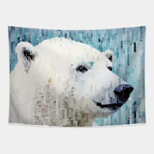 Polar Bear Animal Art Decor Paint Mosaic Tapestry