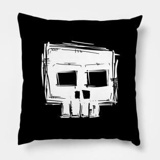 Square Skull Pillow