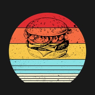 Hamburger Vintage Cheeseburger Burger T-Shirt