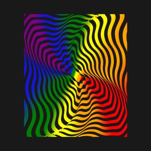 optical gay illusion artwork T-Shirt