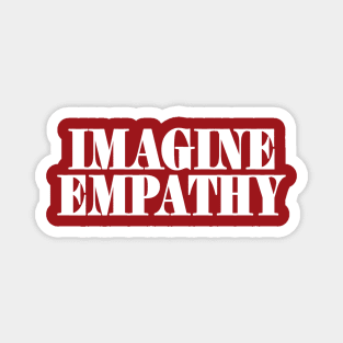 IMAGINE EMPATHY - White - Back Magnet