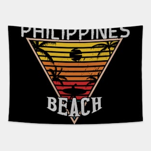 Beach day in Philippines Tapestry