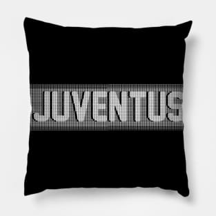 Juventus White Line Art Pillow