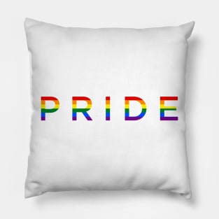 Pride LGTBIQ+ community lettering symbol Pillow