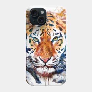 Tiger Head watercolor Phone Case