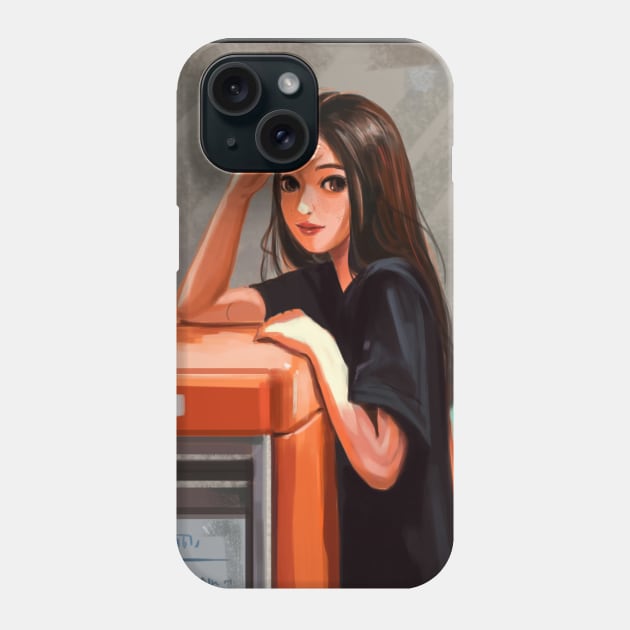 Girl's Fashion Phone Case by Puja's Art Store