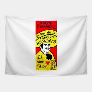 Vicente Fernandez pop folk art Tapestry