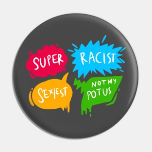 Bubble Speech Potus Pin