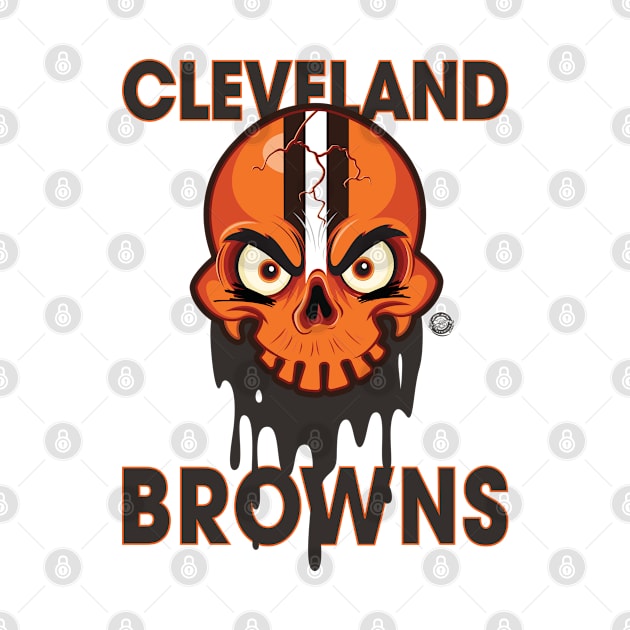 Cleveland Browns SkullyDawg by Goin Ape Studios