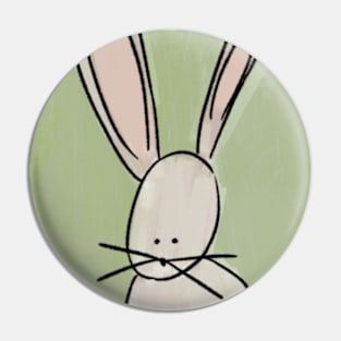 Cheerful rabbit Pin