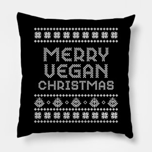 Merry Vegan Christmas, Vegan Christmas Gifts, 2023 Pillow