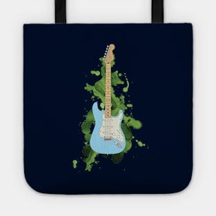 S-Style Electric Guitar Daphne Blue Color Tote