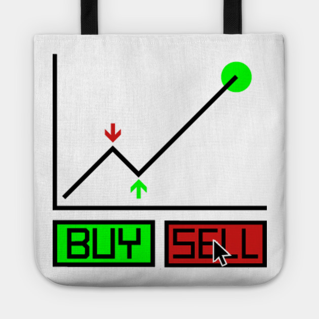 Buy Sell Trading Market Art Trader Tragetasche Teepublic De