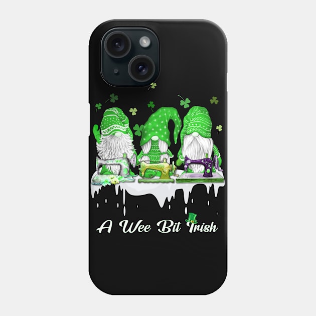 Gnomes a wee bit Irish Phone Case by dreadtwank