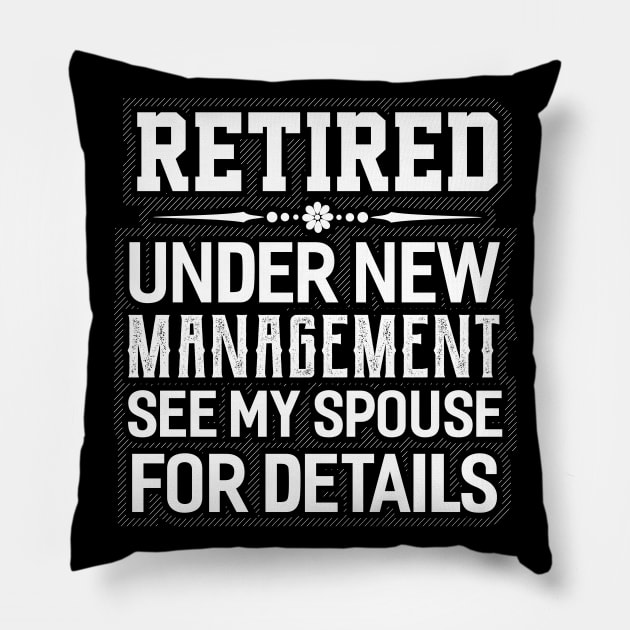 Retired Pillow by Dojaja