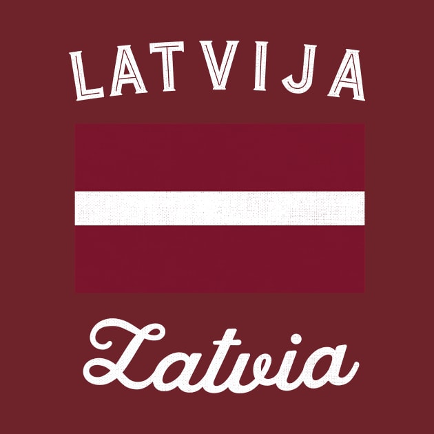 Latvia Flag by phenomad