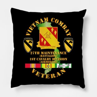 Vietnam Combat Cavalry Veteran w 27th Maint Bn - 1st Cav Div Pillow