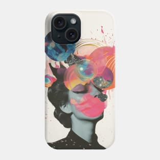 Cosmic Dreams: Abstract Portraiture of a Mind in the Universe Phone Case