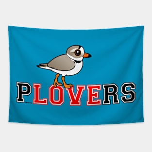 Birdorable Plovers Love Cute Cartoon Bird Design Tapestry