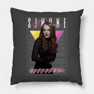 simone simons /// Epica Retro Style Fan Art Pillow