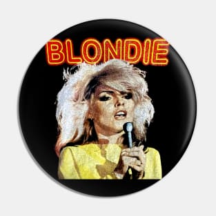 Blondie 1980s Pin