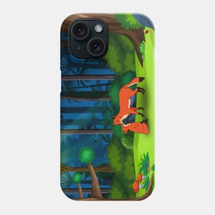 Foxes in the Forest Phone Case