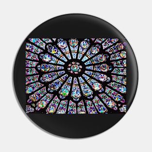 Notre Dame window Pin