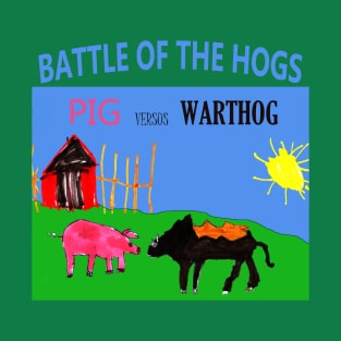 Animal Battle: Pig vs Warthog T-Shirt