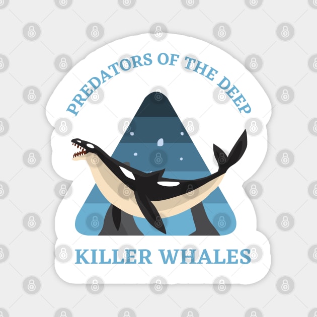 Killer Whales Magnet by Pearsville