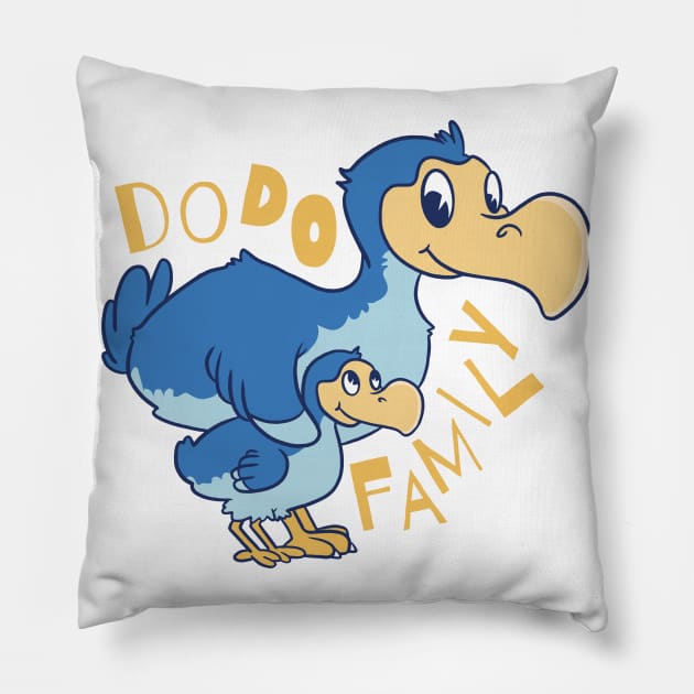 Dodo Family Pillow by LindenDesigns
