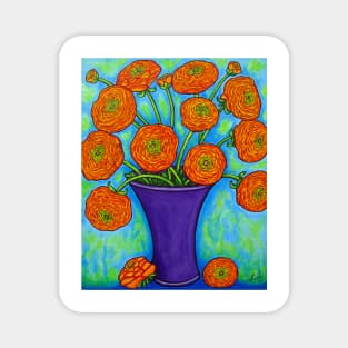 Radiant Ranunculus Magnet