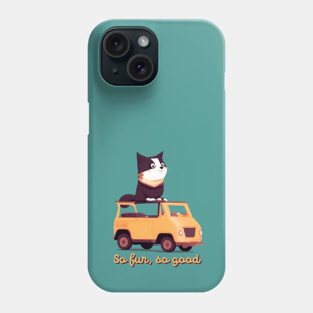 So Fur, So Good Phone Case by Teephemera