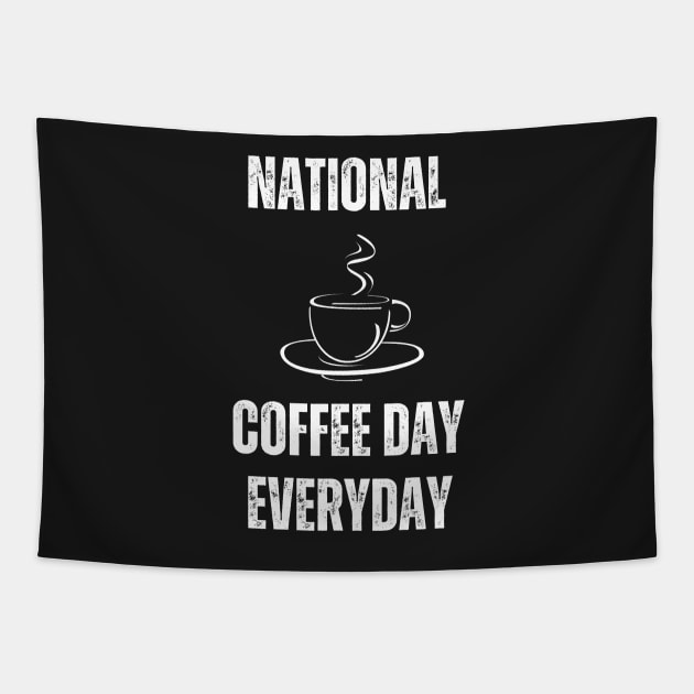National Coffee Day Everyday Tapestry by Abstractdiva