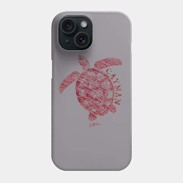 Cayman Sea Turtle Phone Case by jcombs