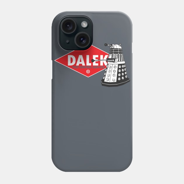 Dalek Pest Control Services Phone Case by Chicanery