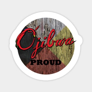 Ojibwa Proud Medicine Wheel Magnet