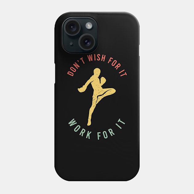 Fighter Design for a Martial Arts Lover Phone Case by AlleyField